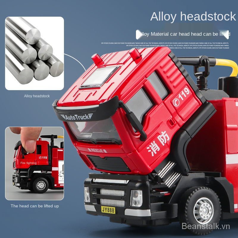 Mô hình xe cứu hỏa đồ chơi cho bé