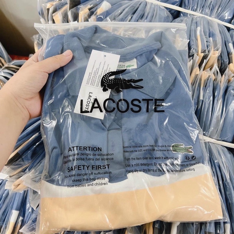 Áo polo đôi, áo polo nam nữ cặp đôi siêu đẹp màu xanh hot 2022