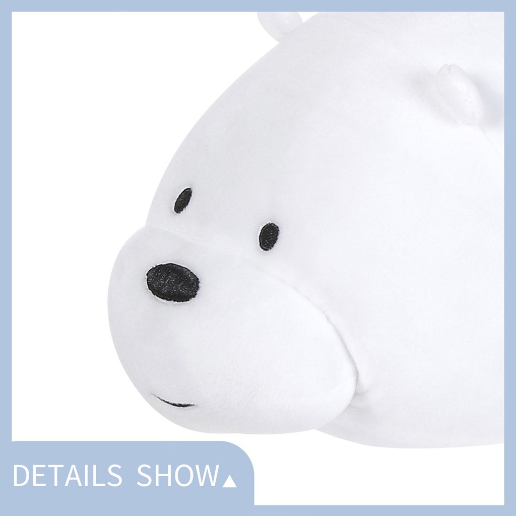 Miniso Gấu bông nằm We Bare Bears Ice Bear