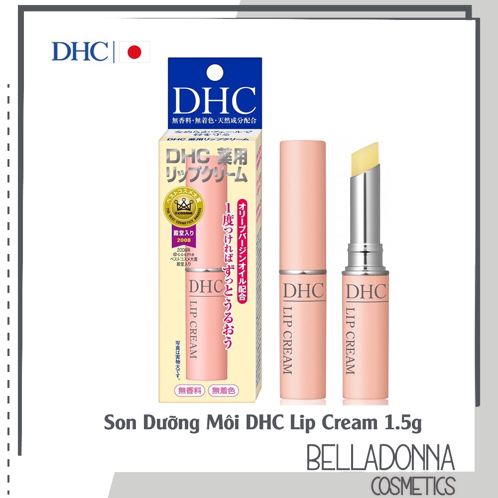 [Auth] Son Dưỡng Môi DHC Lip Cream 1.5g - Môi hồng quyến rũ