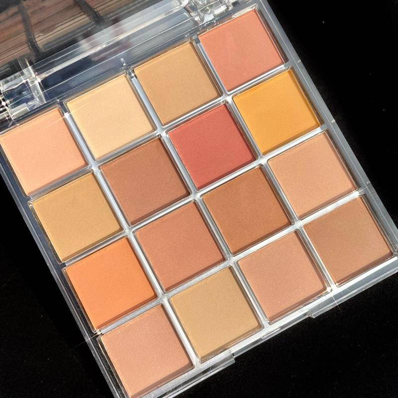 Bảng Phấn Mắt 16 Màu Lì Kết Hợp Trang Điểm Phong Cách