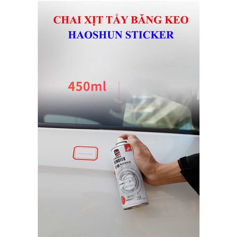 [LIMIDI] Tẩy Băng Dính - Tẩy Nhựa Đường - Remover , Nhựa Cây, Decal, Mực, Vết Ố Vàng Sơn Ô tô, Kẹo Cao Su - HAOSHUN Stic