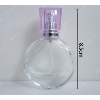 379- Lọ chiết nước hoa 25ml tròn dẹt (Ống chiết nước hoa/ Vỏ chiết nước hoa/ Chai chiết nước hoa)