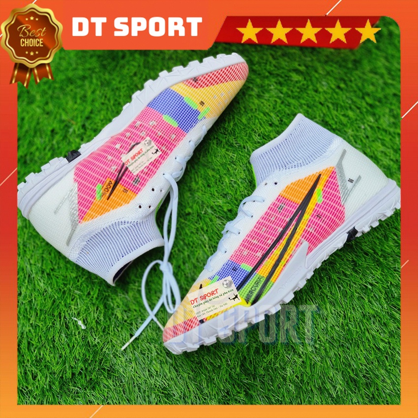 [Tặng Túi Rút Và Tất] Giày Đá Bóng Sân Cỏ Nhân Tạo Mercurial Superfly 9 Elite TF, Giày Đá Banh Nam