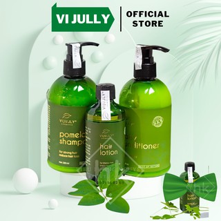 [ CHÍNH HÃNG 100%] Combo Chăm Sóc Tóc Vi Jully Giúp Ngăn Ngừa Rụng Tóc, Kích Mọc Tóc, Dưỡng Tóc Bóng Mượt