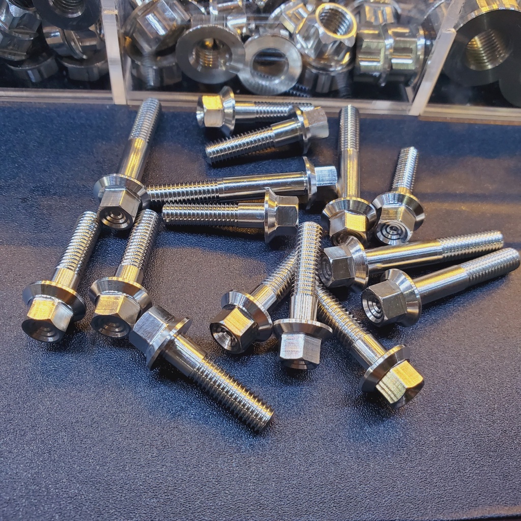 TBT bộ lốc máy xì bo satria 2 thì chuẩn inox 304 15 con bảo hành rỉ sét trọn đời