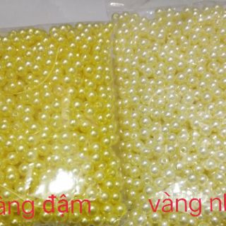 Hạt cườm,hạt bẹt 6li,8 li bịch 100g