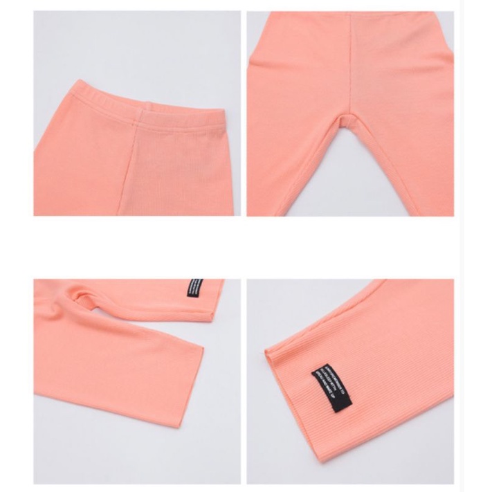 Quần legging đùi mùa hè tiện lợi cho bé, quần legging đùi bé gái siêu đẹp dễ thương