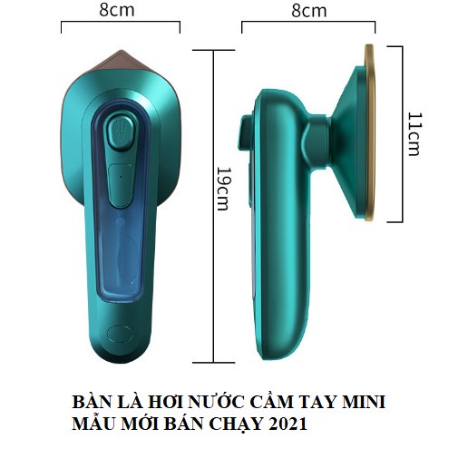 Bàn là hơi nước cầm tay mini  bàn ủi hơi nước nhỏ gọn tiện lợi mẫu bán chạy nhất 2021