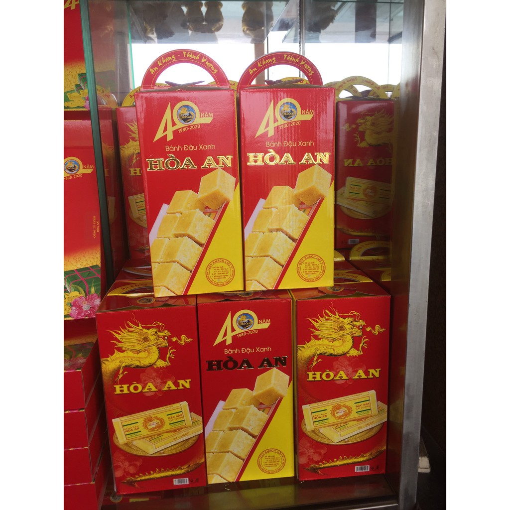 Bánh đậu xanh hoà an - Xách tay 1000g