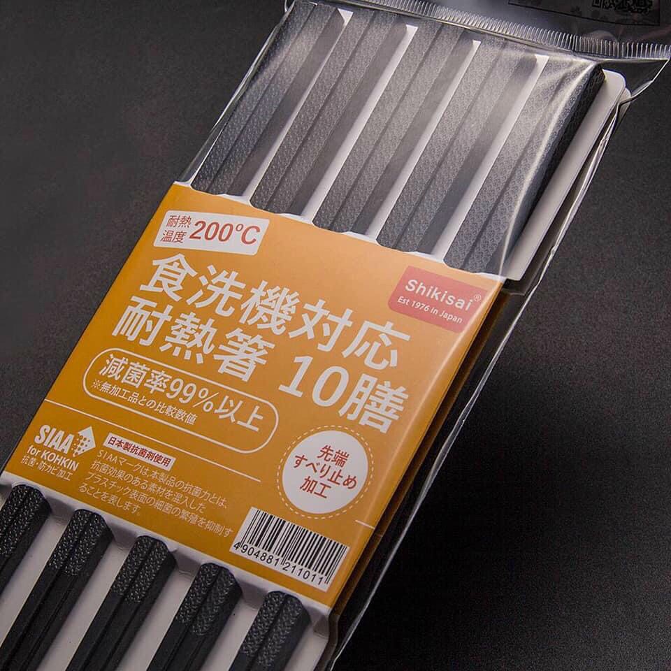[Chống Cong Vênh] Đũa Shikisai Nhật Bản Chống Mốc Tuyệt Đối An Toàn Sức Khỏe - Hàng Chính Hãng