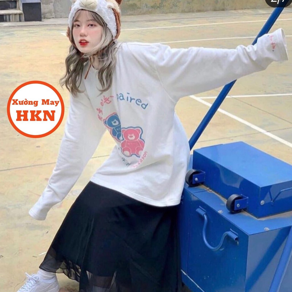 Áo Sweater Nam Nữ Unisex In Gấu Teddy Fall Chất Chân Cua Mềm Mịn Mã 805 - HT STORE | BigBuy360 - bigbuy360.vn