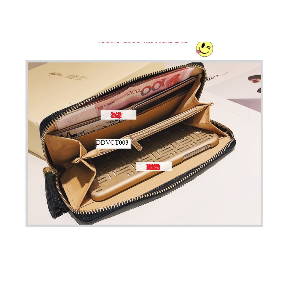 Ví cầm tay nữ thiết kế đơn giản tiện dụng - VCT003