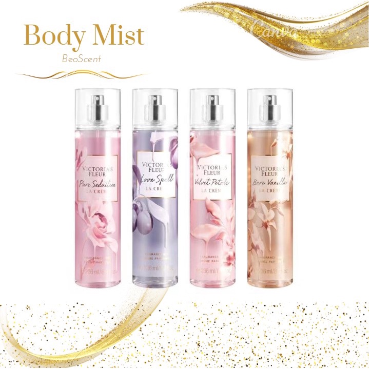 Xịt Body Mist thơm toàn thân Victoria 236ml