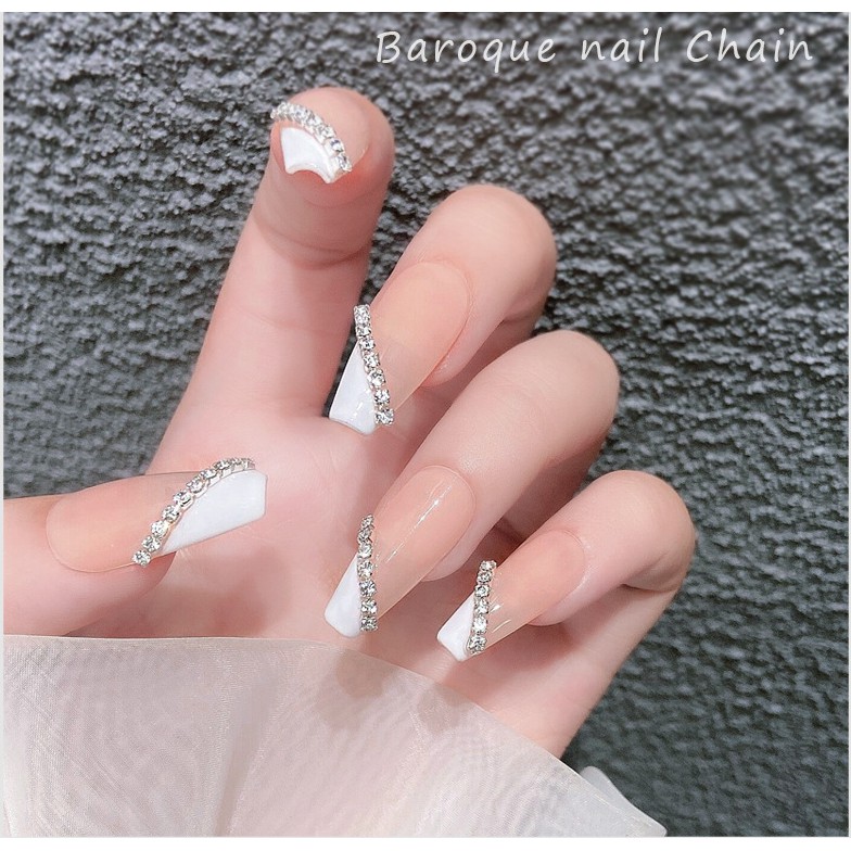 Xích Làm Nail , Set Xích Trang Trí Nail dài khoảng 20-25cm a