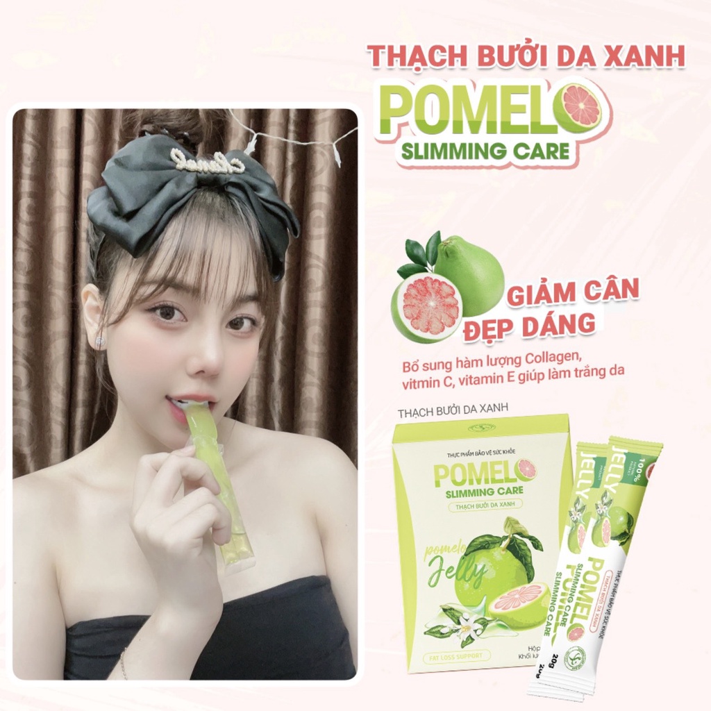 Thạch bưởi giảm cân Slimming Care đẹp da giữ dáng , Thạch bưởi da xanh Pomelo Slimming Care Mit Beauy