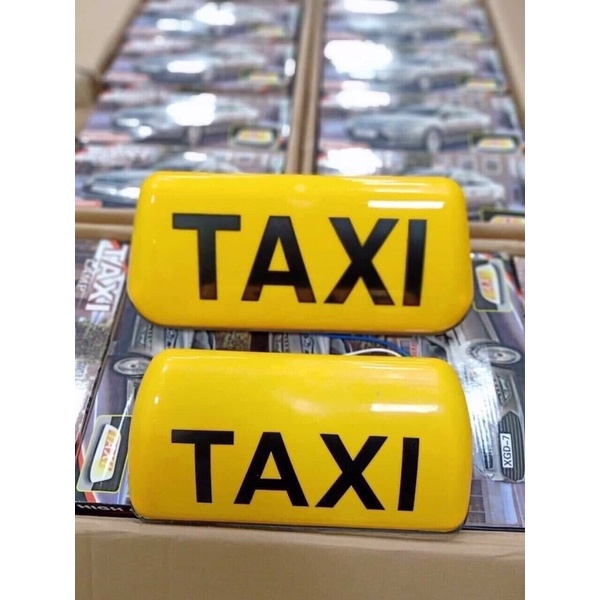 Mào taxi đế hút nam châm có đèn đặt nóc xe ô tô