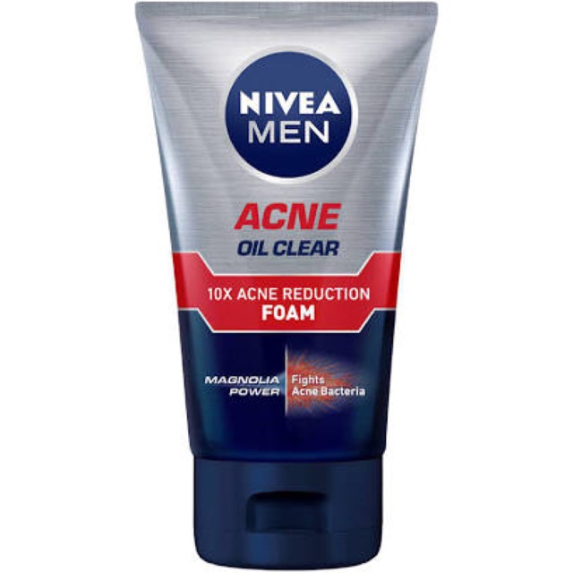 Sữa Rửa Mặt Nam Nivea giảm nhờn Mụn Tối Ưu 100g ( mầu đỏ )