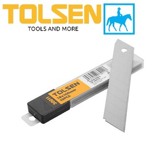 TOLSEN Hộp 10 lưỡi dao rọc giấy 30011