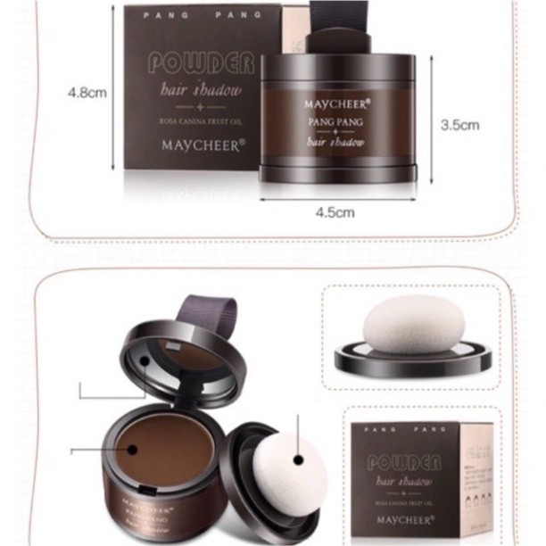 Phấn che khuyết điểm phần chân tóc Che tóc thưa da đầu Hair Shadow | BigBuy360 - bigbuy360.vn