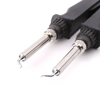 902 ESD SMD Double Soldering Iron Tweezer Handle Clip Heating Plier Soldering