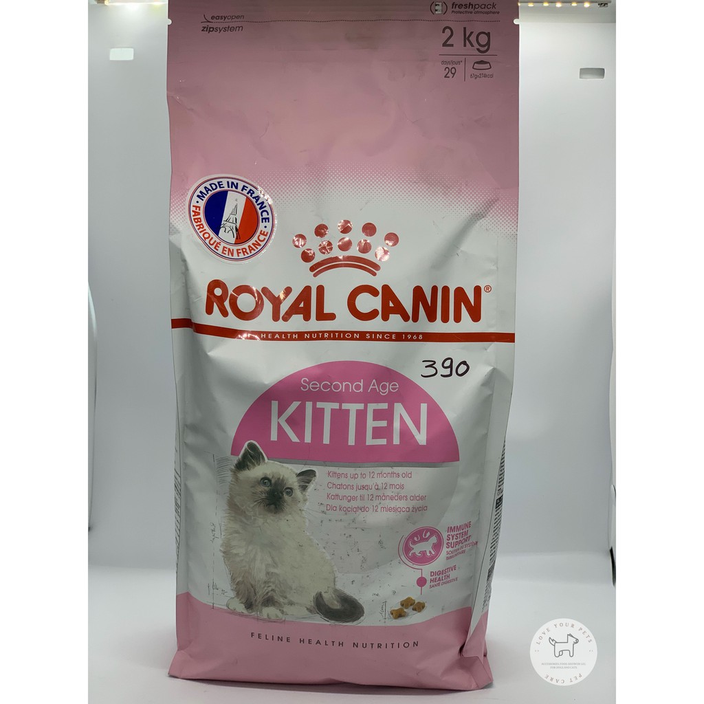 Thức ăn hạt cao cấp cho mèo con Royal Canin Kitten túi 2kg