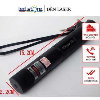 Đèn Laser cầm tay chiếu siêu xa SD303 ( Kèm pin 18650 3000 mAh )💗FREESHIP💗