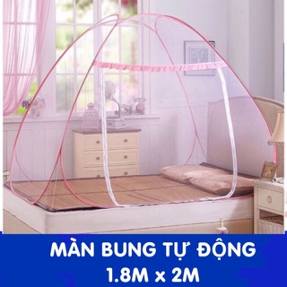 Màn tự bung cao cấp 1.8m x 2m có đáy