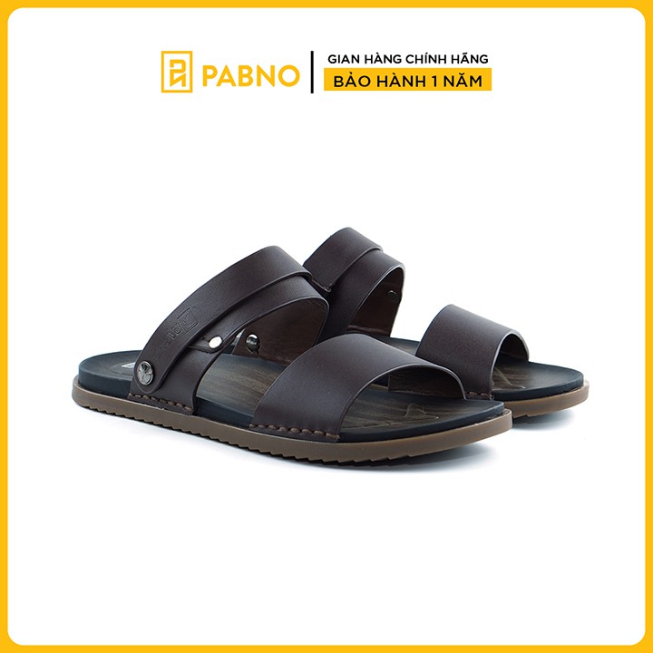 [BH 12 THÁNG] Giày Sandal Nam Quai Ngang Da Cao Cấp PABNO PN725