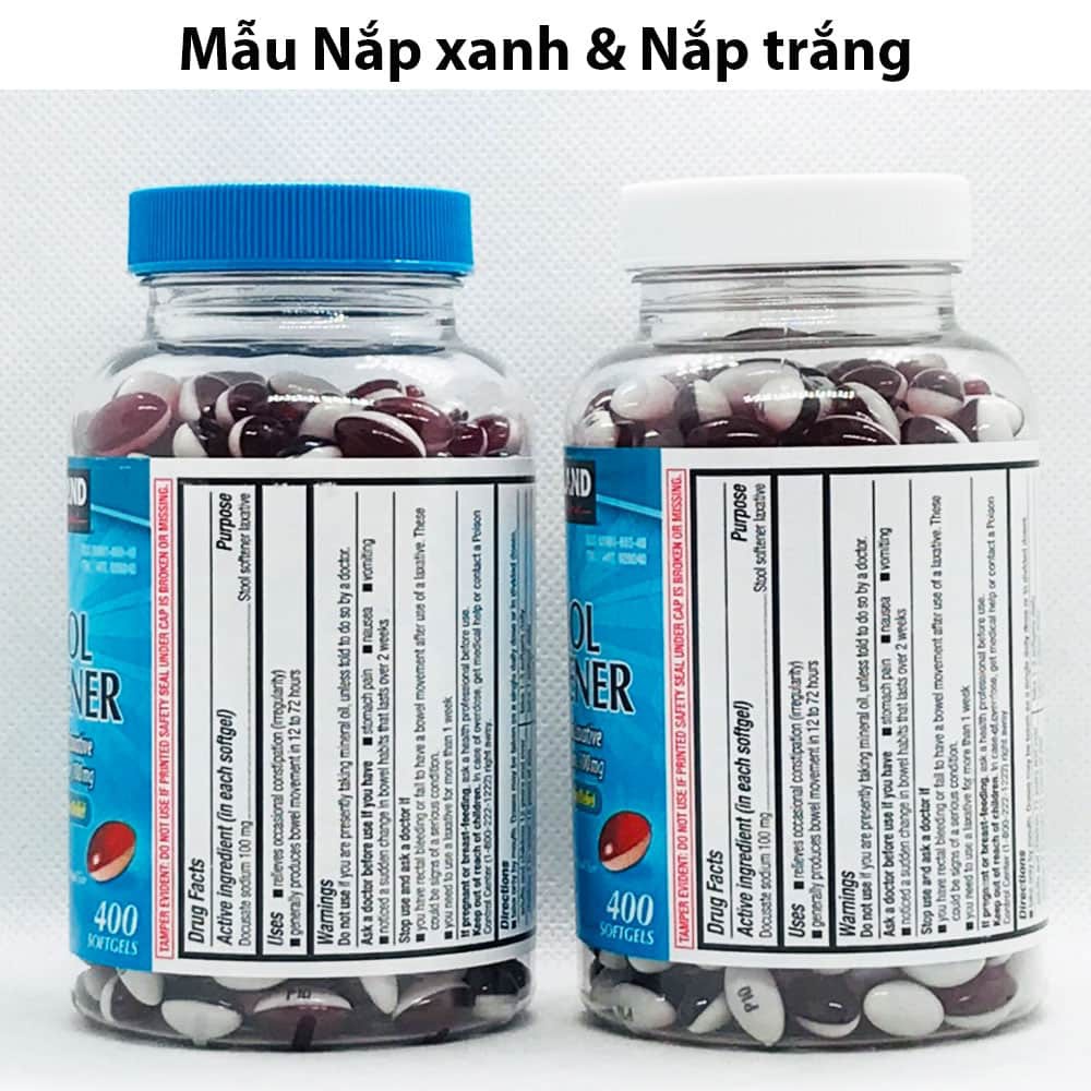 Viên uống nhuận tràng date 2025 táo bón Kirkland Stool Softener hỗ trợ
