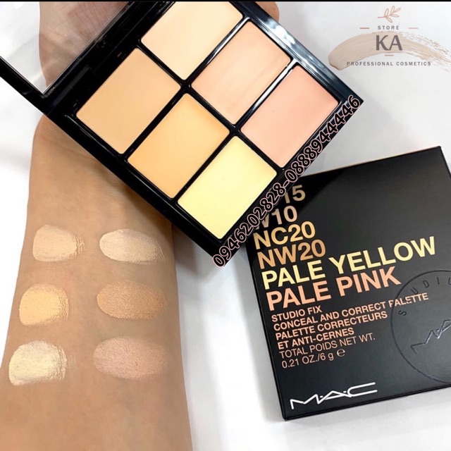 Bảng Kem che khuyết điểm Mac Studio Fix Conceal and Correct Palette(Hàng xách tay chính hãng