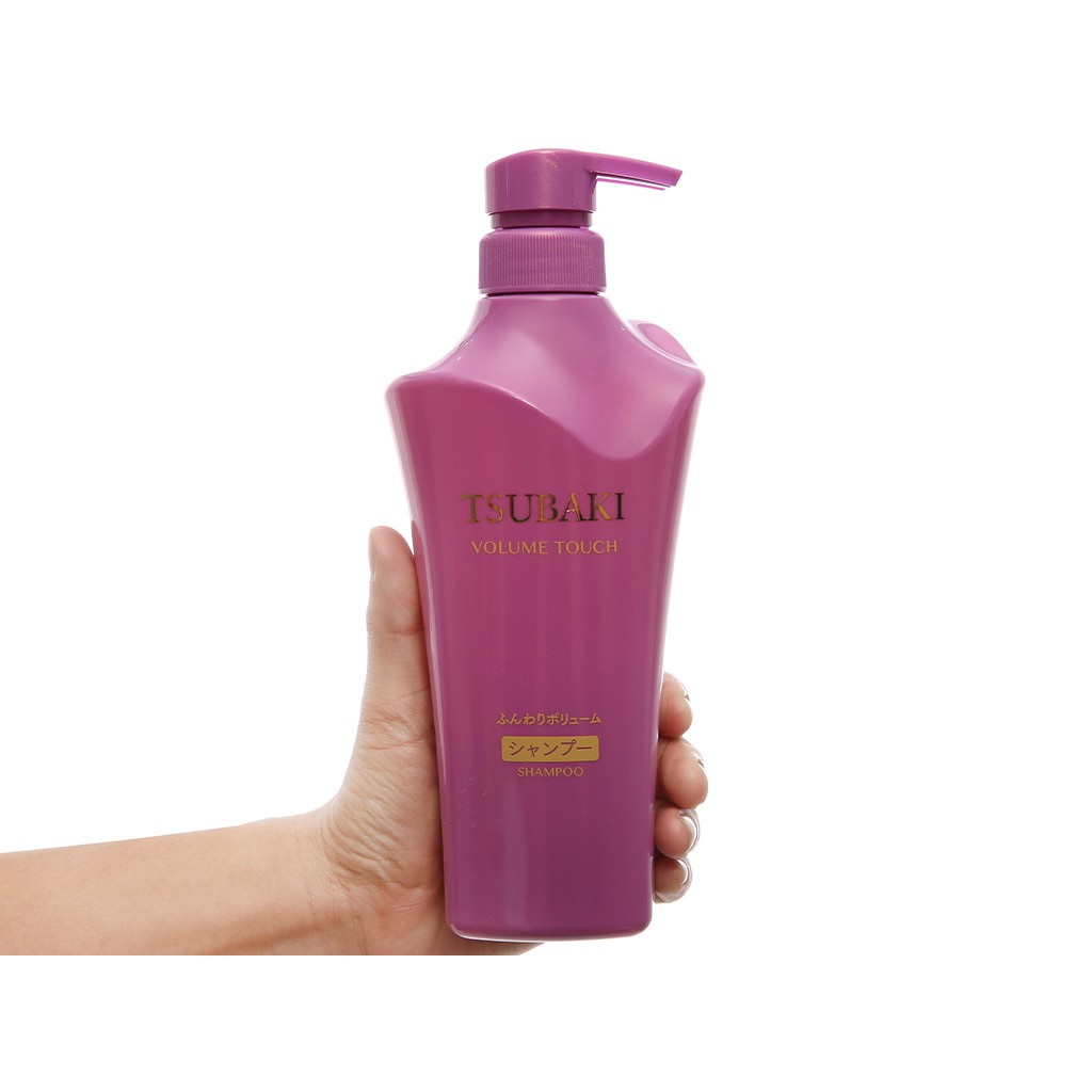 Dầu Gội Và Dầu Xả Ngăn Rụng Tóc Shiseido Tsubaki Volume Touch Shampoo & Conditioner