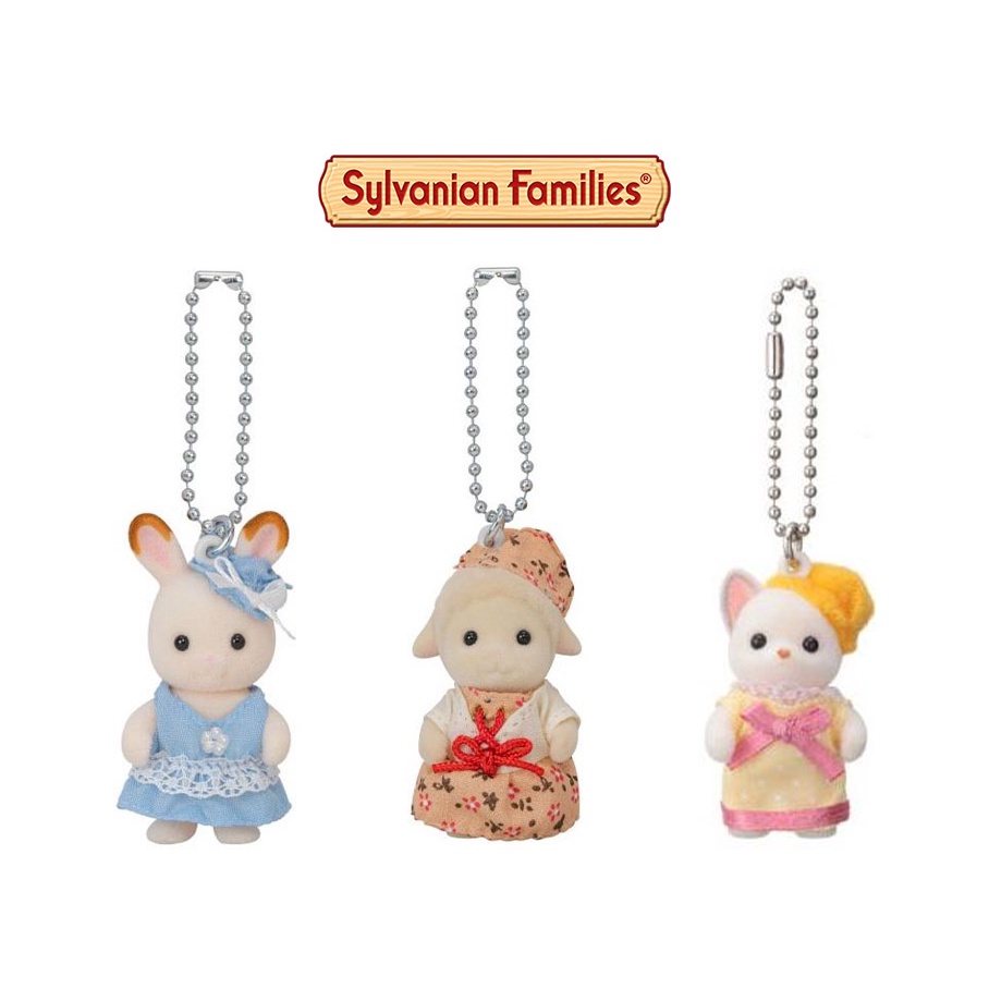 Hàng Lưu Niệm Sylvanian Families Bộ Sưu Tập Móc Khóa Các Nhân Vật Siêu Dễ Thương Keychain