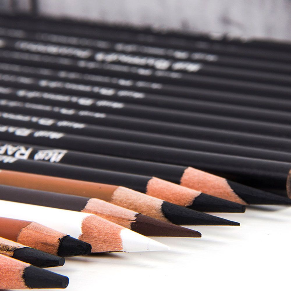 Bút Chì Mềm Không Độc Hại Nhiều Màu Sắc Dùng Vẽ Tranh Chuyên Nghiệp