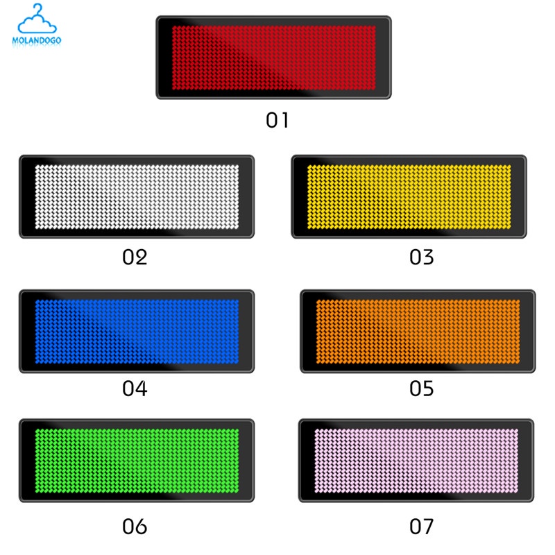 Hộp thông điệp có đèn led kỹ thuật số bluetooth app và sạc được kèm phụ kiện