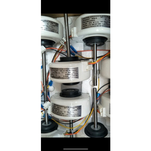Motor quạt mặt lạnh điều hoà LG - Mô tơ quạt dàn lạnh LG ( quạt mono 6 dây )