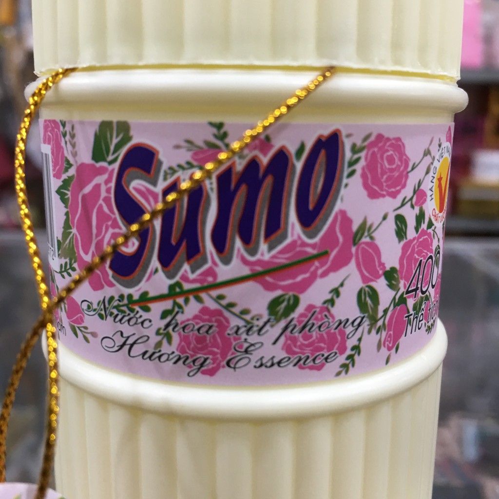 Nước hoa xịt phòng Sumo hương Essence dạng chai 400ml (màu hồng)