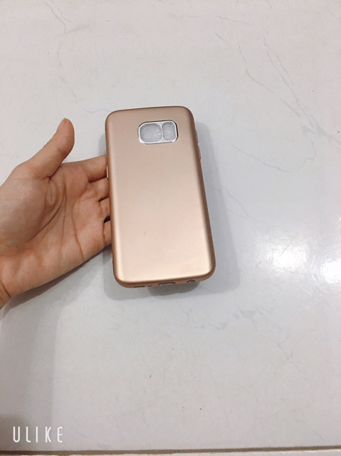Ốp dẻo sam sung S6 edge mầu vàng da