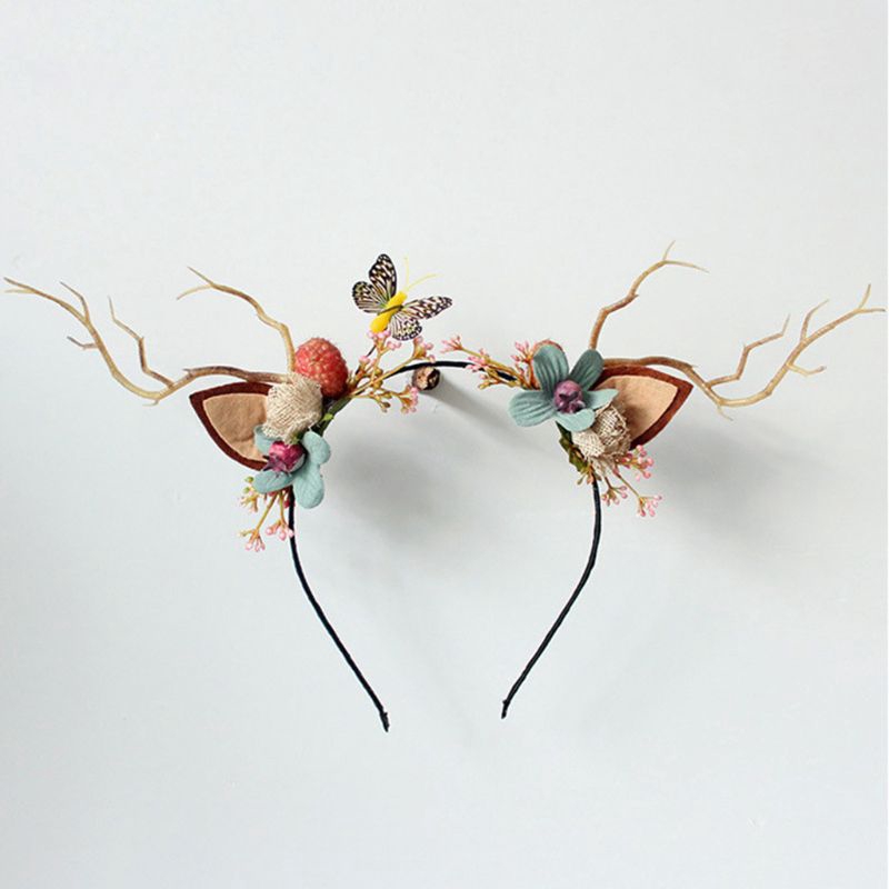 Cài tóc hình sừng tuần lộc xinh xắn