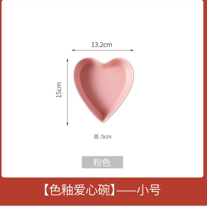 Chén đĩa màu hồng xinh xắn