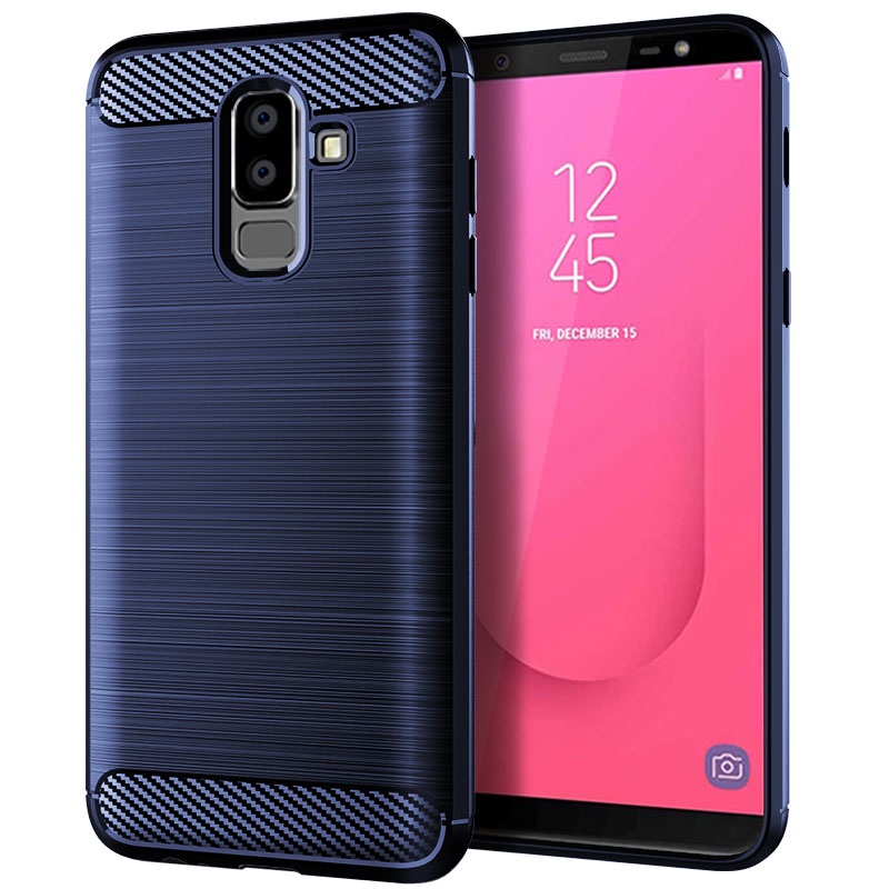 Ốp Điện Thoại Mềm Chống Vỡ Bằng Sợi Carbon Cho Samsung Galaxy A6 A7 A9 A8 Plus J2 Pro J4 J6 J7 J8 2018 J730 A5 2017