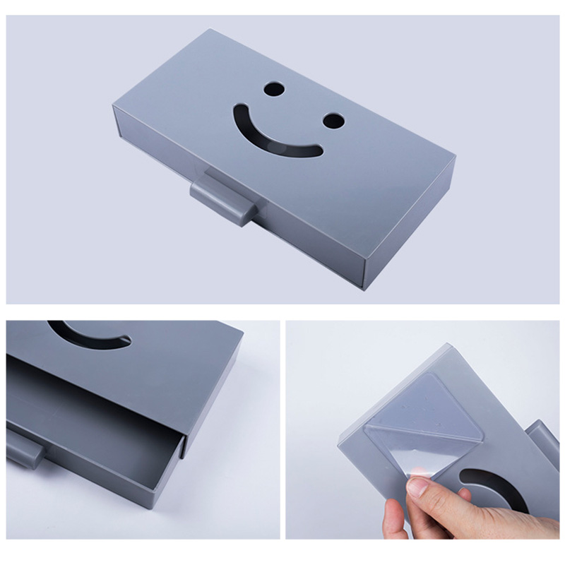 Hộp Đựng Đồ Dùng Gắn Ngăn Kéo Tủ Không Cần Khoan Tiện Dụng Cho Gia Đình/ Văn Phòng