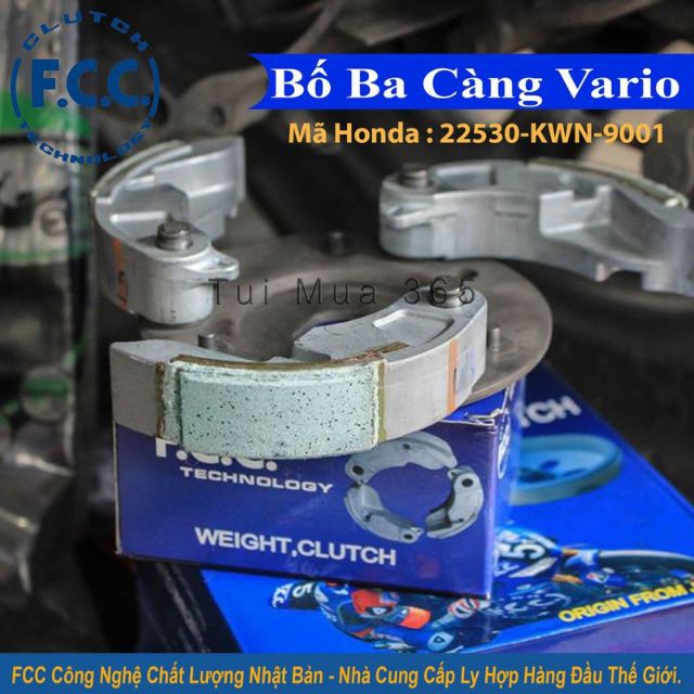 BỐ BA CÀNG HONDA VAIRO, PCX HIỆU FCC NHẬT