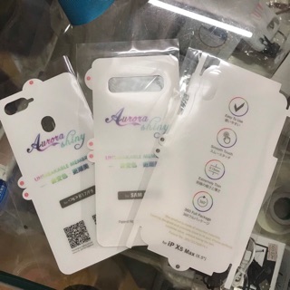 Miếng dán lưng máy PPF 4 lớp samsung note 8, note 9, S8, S8 plus, S9, S9 plus, S10, S10 plus, oppo F7, F9