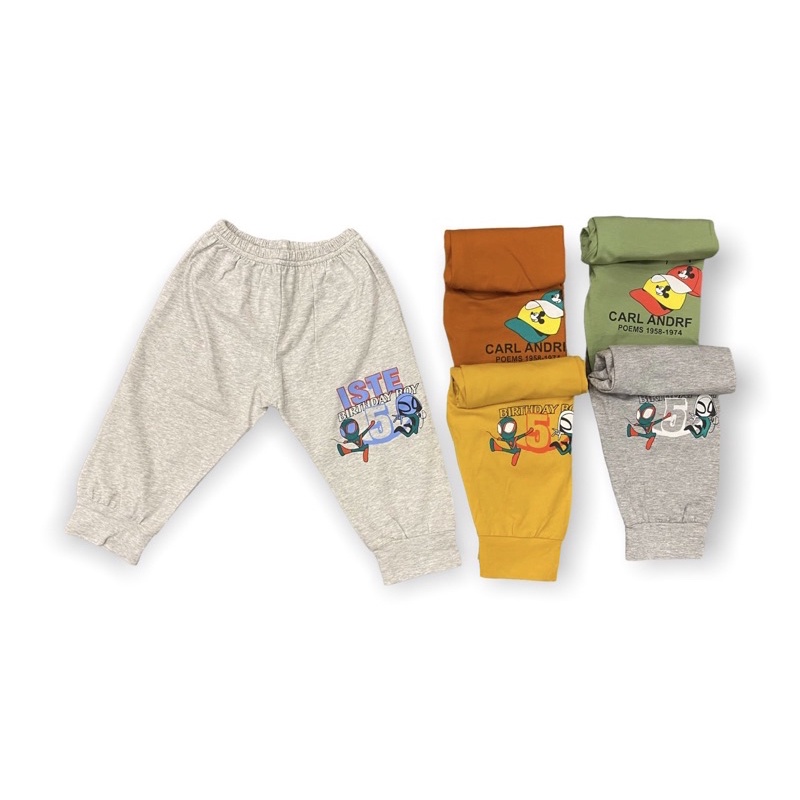 Quần xuân thu bé trai dệt kim 2022