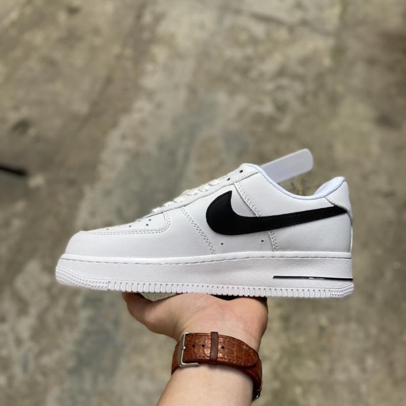 |  KHOAI SNEAKER| Giày thể thao A F 1 móc đen, trắng viền đen sc