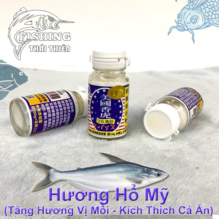 Hương Hổ Mỹ Làm Tăng Hương Vị Mồi,  Kích Thích Cá Ăn Mồi Chuyên Dùng Câu Cá Tra, Chép, Rô Phi Sông Tự Nhiên, Hồ Dịch Vụ