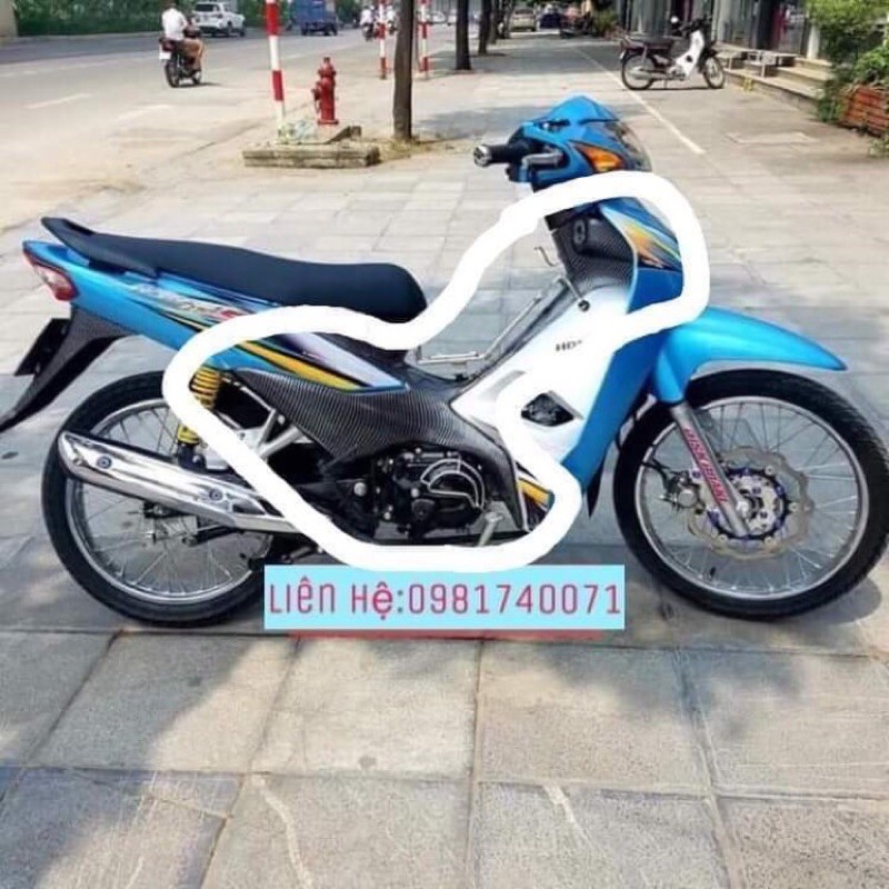 Decal Carbon Bóng [ khổ 60cm ] Trang Trí Xe Máy Ô Tô