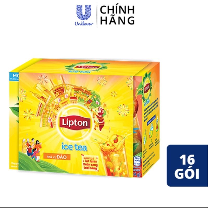 Trà Lipton Ice Tea vị Chanh, Xoài, Đào 224g