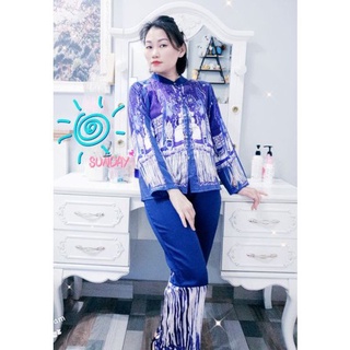 Bộ lụa satin tay dài, bộ pizama lụa phối màu.